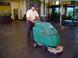 commercial floor cleaning